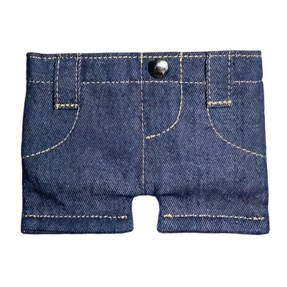 Denim Shorts Coin Purse